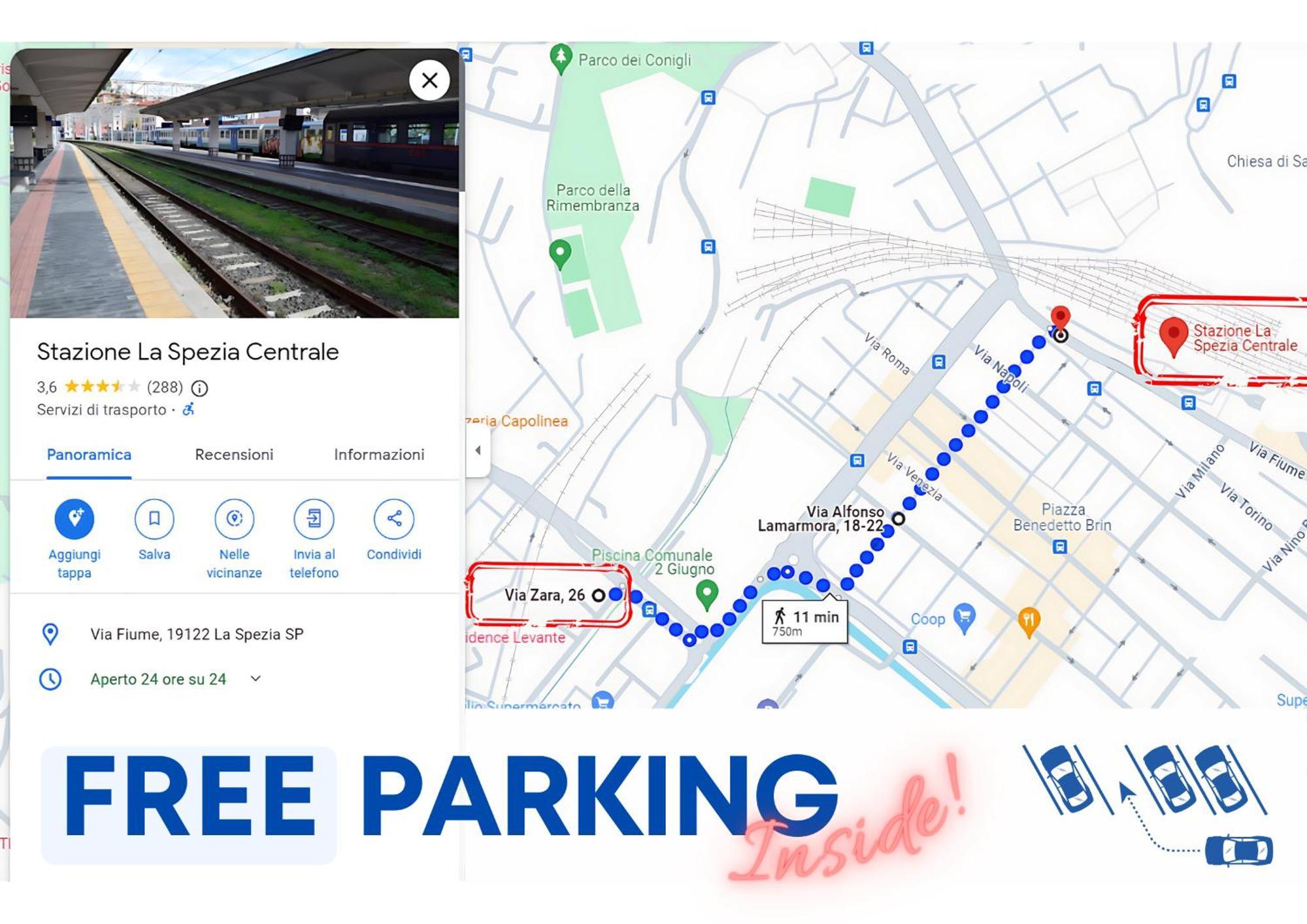 Appartamento Lombardo'S Family - Free Private Parking 700M From The Station! La Spezia Esterno foto